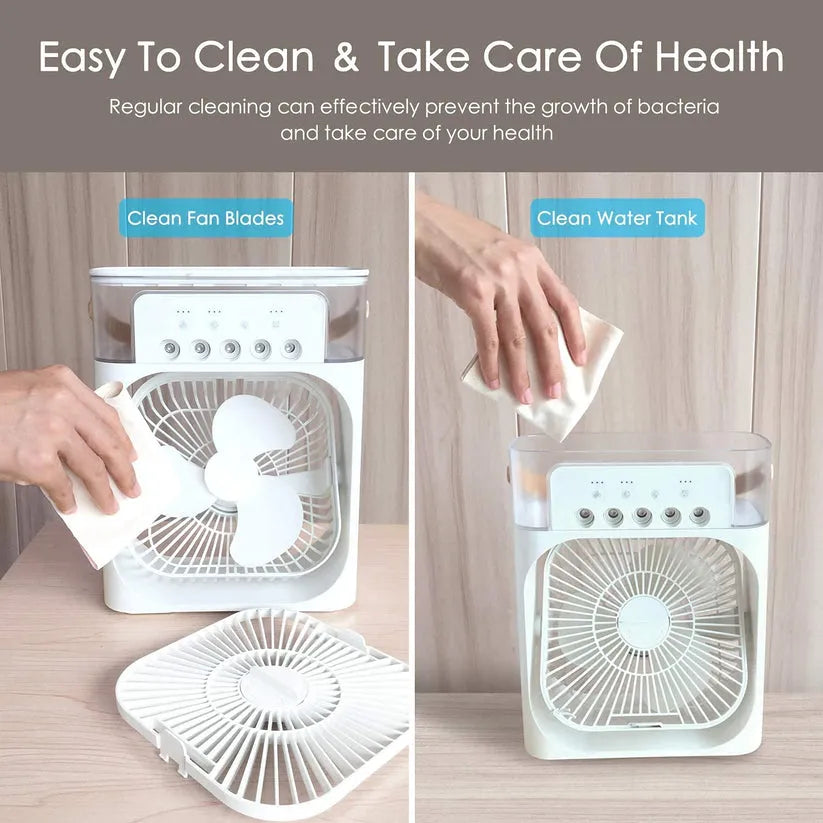 Portable 3 in 1 Air conditioner Fan & Cooler - Instant Cooling for Home & Office
